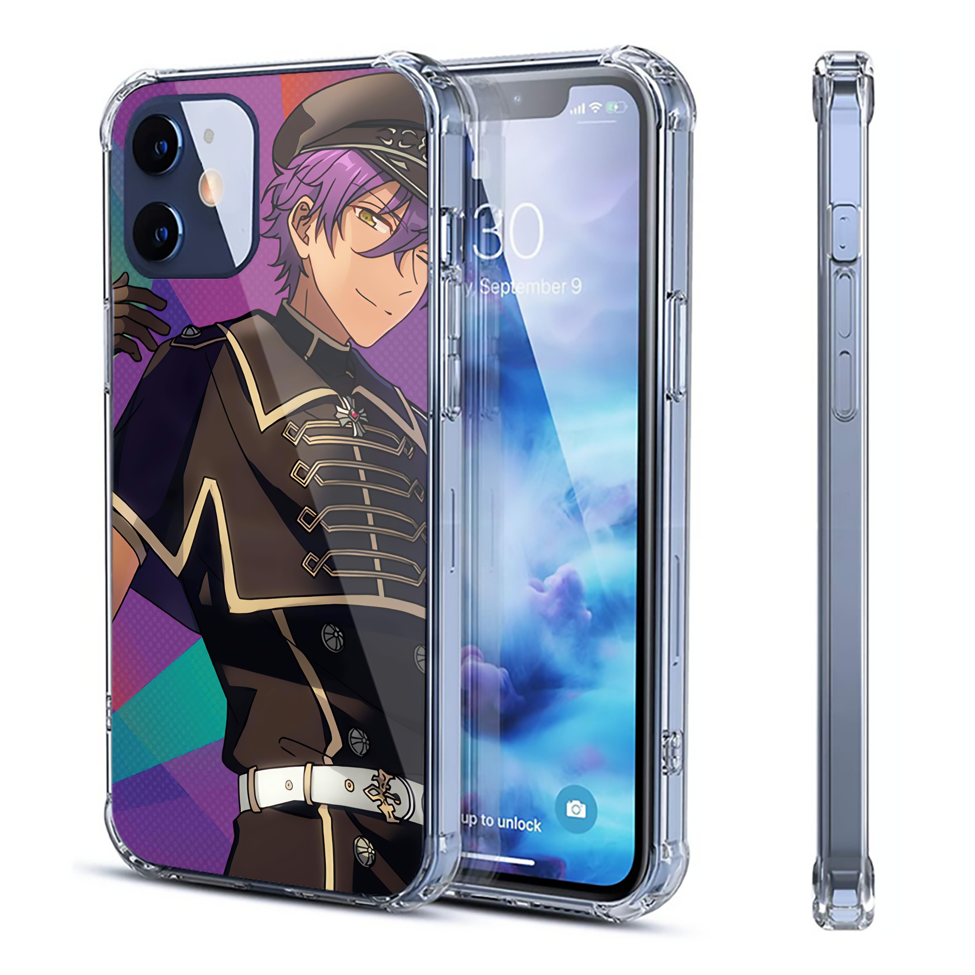 （画像用） あんさんぶるスターズ! Ensemble Stars 【iPhone 12シリーズ対応】透明スマホケース（クリアソフトケース）